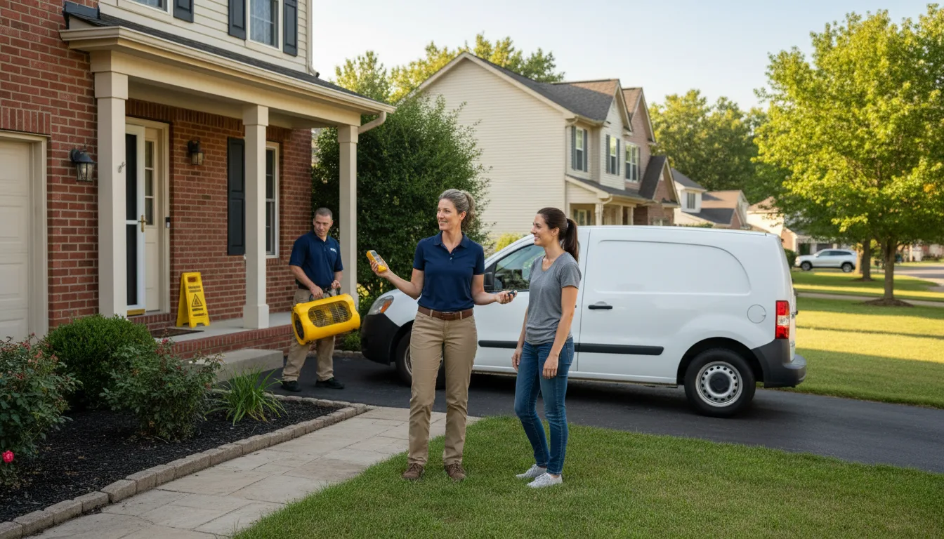 Water restoration image for Flood Water Cleanup, Removal And Restoration Services in Ortonville, MI